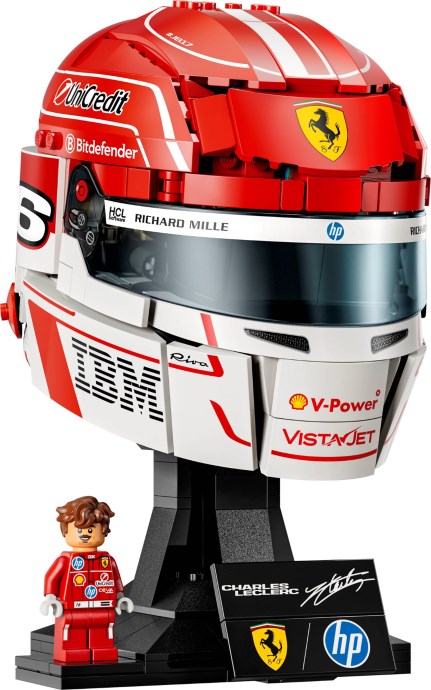 Scuderia Ferrari HP Charles Leclerc Helmet (Pre-Built)