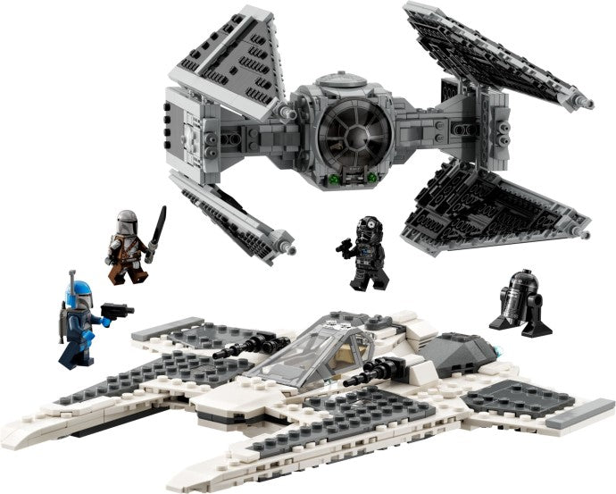 Mandalorian Fang Fighter vs TIE Interceptor