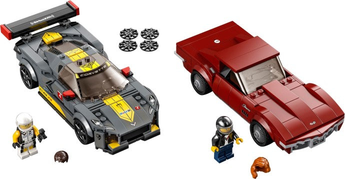 Chevrolet Corvette C8.R Race Car and 1968 Chevrolet Corvette (Pre-Built)